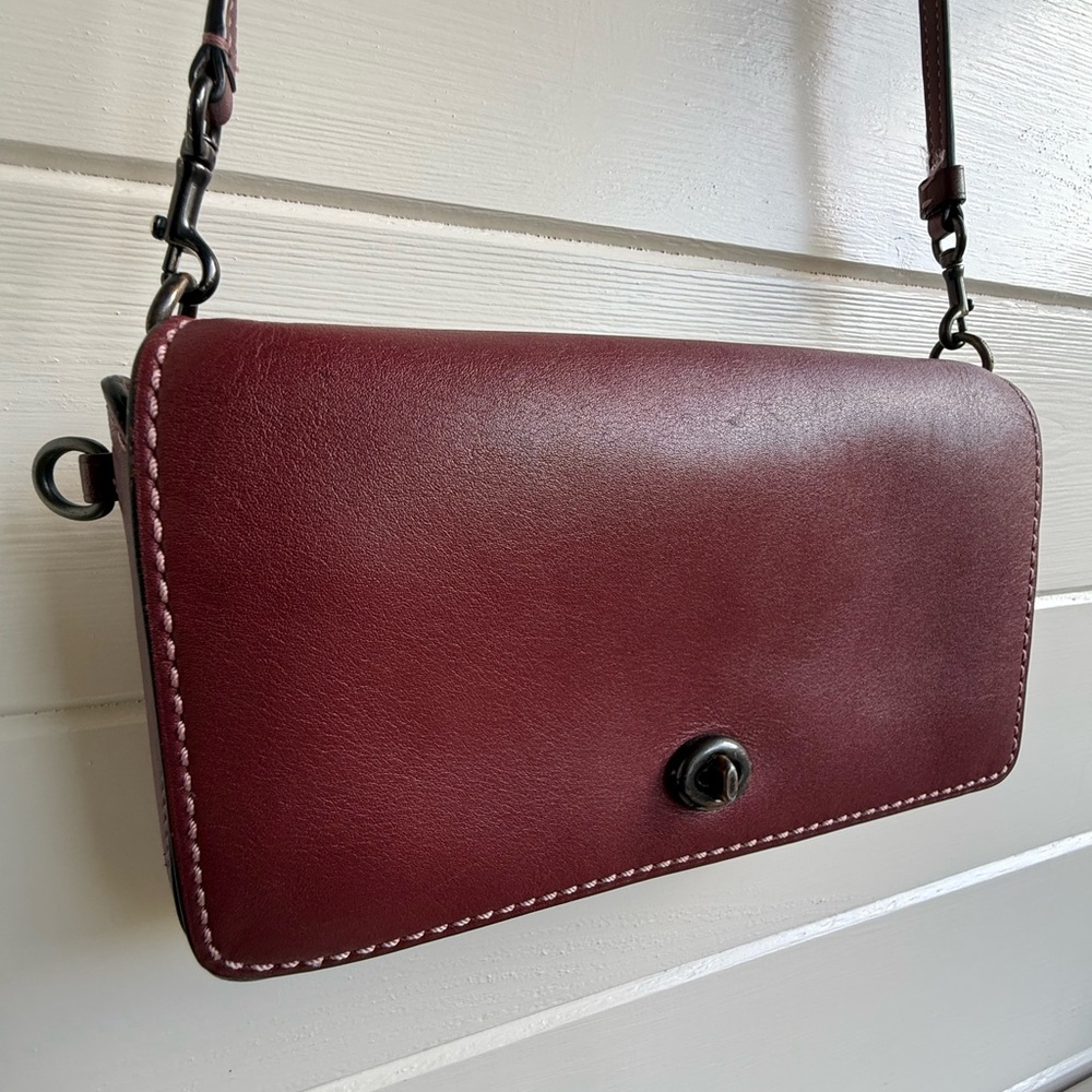Coach Oxblood Leather Crossbody